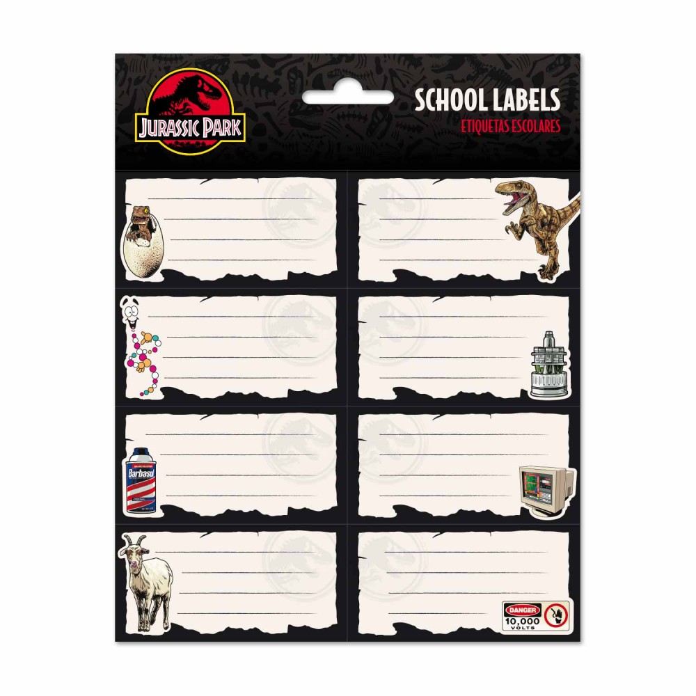 Grupo Erik Jurassic Park - SelfAdhesive Adhesive labels - Multicolours
